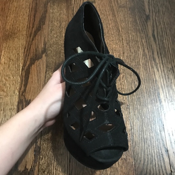 Steve Madden Daade Wedge Black - Picture 6 of 8